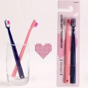 Resim 2/4/6'lı Çift Diş Fırçası Yumuşak Kıllı Diş Fırçaları Nötr Yetişkin Diş Fırçaları Taşınabilir Seyahat Diş Fırçaları, Seyahat Diş Fırçaları, Seyahat İçin Diş Fırçası 