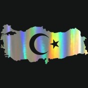 Resim TSC Hologram Renk Türkiye Haritası 18 cm 