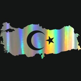 Resim TSC Hologram Renk Türkiye Haritası 18 cm 