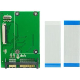 Resim Guangdong Spirit 1.8 Inç 40PIN Zıf/ce SSD HDD Sabit Disk Sürücüsü 7+15 22 Pin Sata Adaptörü Dönüştürücü Kartı 
