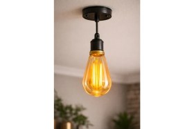 Resim 2 Adet Cata Ct 4313 Dimmerli LED Rustik Ampul 6W Amber Işık E27 Duy 