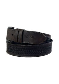 Resim Fossil Kahve Desenli Hakiki Deri Spor Erkek Kemeri 4cm-120cm Kahve 