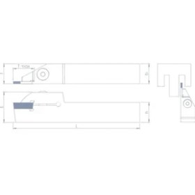 Resim Fett Bktr/l - Zcc2 - 2525 - 5c..t-Max:25 Vorgen Dış Çap Kanal Açma / Kesme Kateri 