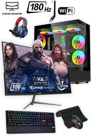 Resim IZOLY Ventus 511 X Ryzen 7 5700x 16gb 1tb M.2 Nvme Rtx 3060 8gb 24" 180 Hz Oyuncu Masaüstü Bilgisayarı 