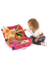 Resim Çocuk Bavulu - Pembe Trixie 