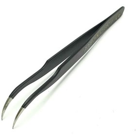 Resim TT Technic Tt-technıc Esd-15 Antistatik Eğri Uçlu Cımbız 120mm 