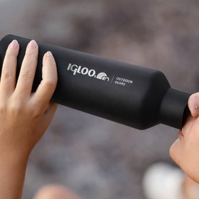 Resim Çelik Mug Termos - Igloo - Pentagon - 750ml - Siyah - 205792 