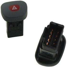 Resim OTOZET Renault Clio 2 Dörtlü Flaşör Düğmesi 7700421820 