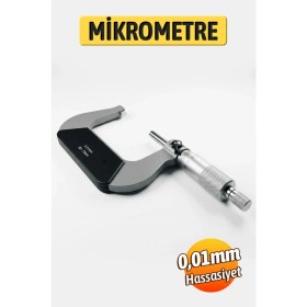 Resim Normadia 50-75MM Hassas Dış Çap Mikrometresi, Taşıma Çantasıyla Güvenli Ölçüm 