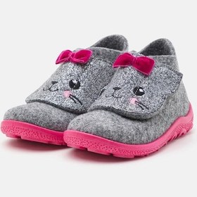 Resim Superfit Anatomik Taban Kız Çocuk Keçe Panduf Gri 