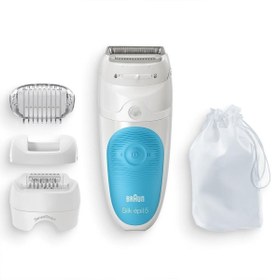 Resim Braun Silk-Épil 5 5605 Sensosmart, Kablosuz, Islak&kuru, 3'ü 1 Arada Epilatör 
