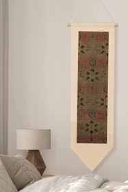 Resim William Morisse Duvar Halısı, Sanat Serisi Dekor, 100cm Kanvas Flama Askılı Duvar Örtüsü NO:684 - Renkli - 19 / 30 x 100 