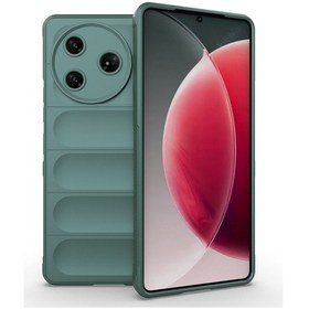 Resim Tecno Camon 30 Pro 5g Kılıf Elde Tutma Kolaylıkla Kaydırmaz Kenar Line Dizayn Optietnik Kapak Koyu Yeşil 