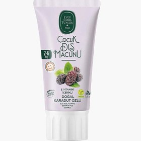 Resim Eyüp Sabri Tuncer Doğal Karadut Özlü 2-6 Yaş Diş Macunu 60 ml 