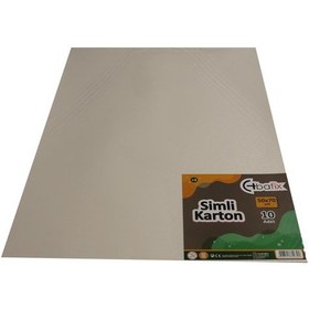 Resim Bafix Simli Karton 50x70 Beyaz-10-pkt 