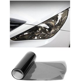 Resim Far Stop Filmi Far Folyosu Açık Siyah Far Çizik Çizilme Engelleyici Folyo 100cm X 30cm 