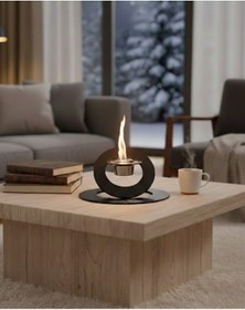 Resim Reyo Stove Oltu Masaüstü Bioethanol Şömine 