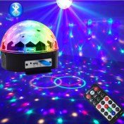 Resim Bagis Store Küre Disko Topu Müzik Çalar Renkli Lazer Işıklı Bluetooth 