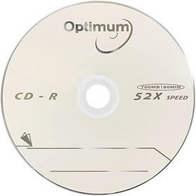 Resim OPTIMUM CD-R 700MB 52X Logo En İyi Kaydedilebilir Medya 100 Diskler (Konteynersiz) FFP A20-31-817-BX 