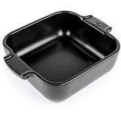 Resim Peugeot Appolia Kare Fırın Kabı Satin Siyah 18 cm 