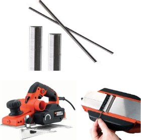 Resim Kafenn Black&decker KW750K Uyumlu Planya Bıçağı Seti 2 Parça 