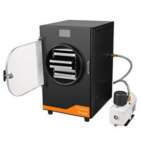 Resim Gtech DFD-06A Dondurarak Kurutma Makinesi Freeze DrYer 5 Tepsi 4-6 KG 