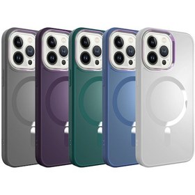 Resim İphone 13 Pro Uyumlu Magsafe Wireless Şarj Özellikli Zore Stil Kılıf-sierra Mavi Sierra Mavi 