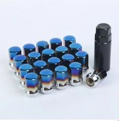 Resim Dream011 20parça M12 1.5 Ve 1anahtar Jant Somunu Seti Honda Toyota Ford Çok Model Aks Cıvata Kapak 