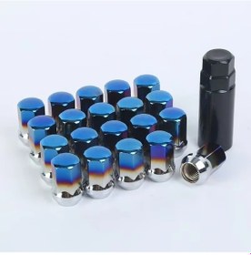 Resim Dream011 20parça M12 1.5 Ve 1anahtar Jant Somunu Seti Honda Toyota Ford Çok Model Aks Cıvata Kapak 