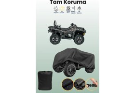 Resim Dokaca Siyah Can-Am Outlander Max 1000 Ltd Atv Brandası, Atv Koruyucu Örtüsü 