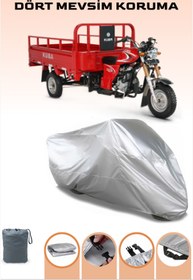 Resim Breen Gri Kuba Kargo 150 Plus Pikap Triportör Brandası 