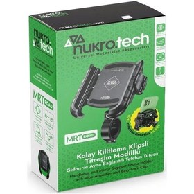 Resim Nukrotech Mrt Road Titreşim Modüllü Telefon Tutucu 