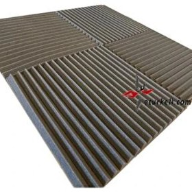 Resim Türkeli Zigzag Akustik Ses Yalıtım Süngeri Poliüretan 40MM 50X50 Ses Kayıt Odaları İçin 