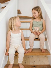 Resim Civil Girls Dantel Yaka 2-10 Yaş Kız Çocuk 2'li Atlet - Standart / 2-3 Yaş 