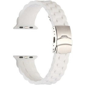 Resim Ardemix Watch 7 45mm Krd-72 Uyumlu Kordon-beyaz 