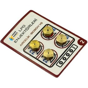 Resim Arçelik, Beko, Altus Uyumlu Lpg Enjektör Seti - Ocak Dönüşüm Meme Takımı Bosch İçin - 9 Lokma 