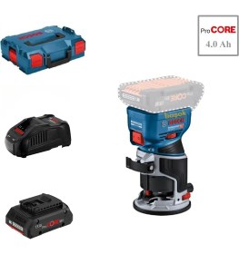 Resim Bosch Gkf 18V-8 1x4 Ah Procore Akülü Avuç Içi Dik Freze 