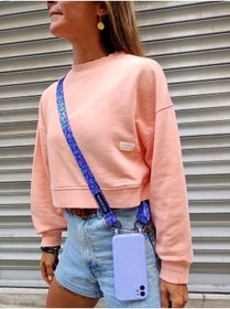 Resim Bonnie&Chico Iphone 11 Pro Uyumlu Çapraz-ayarlanabilir Daisy Telefon Askısı 