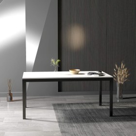 Resim Merlan Yemek & Toplantı Masası - L / Siyah 