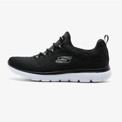 Resim Skechers Summits Memory Foam Sneaker Hafızalı Taban Kadın Spor Ayakkabı Siyah 