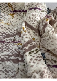 Resim Kaymaz Taban Lastikli Halı Örtüsü 6m2 - Yıkanabilir Süngersiz Kadife Görünümlü Pamuklu H52b Çok Renkli 