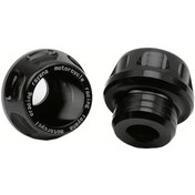 Resim Hightower Siyah Renk Evrensel Motosiklet Çatal Koruması Kurulumu Kolay Alüminyum Kızak 