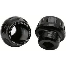 Resim Hightower Siyah Renk Evrensel Motosiklet Çatal Koruması Kurulumu Kolay Alüminyum Kızak 