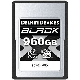 Resim Delkin Devices 960GB BLACK CFexpress Type A 4.0 Hafıza Kartı 