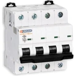 Resim Günsan Elektrik Valta Otomatik Sig.10kA C Tip 4P 25A 