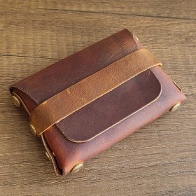 Resim Sumerian Wallet Deri Cüzdan Taba ( Rfıd Kartkoruma Hediyeli ) 