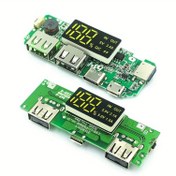Resim 1 adet Mikro/Tip-C 18650 Tekli/Üçlü Şarj Modülü, Lityum Pil Güç Ekranı, Pil Koruma Aracı 