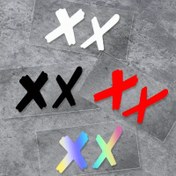 Resim Arabalar, Motosikletler, Kasklar ve Depolama Kutuları için Yansıtıcı Su Geçirmez Vinil Stickerlar - XX Kanat Tasarımı, Dayanıklı Yapıştırıcı, Dış Mekan Kullanımı için İdeal, Motosiklet Aksesuarı 