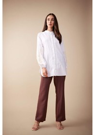 Resim Defacto Relax Fit Pantolon B1548AX23HSBN166 Kahverengi 