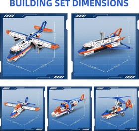 Resim RC Roboter Bauset, 5'i 1 Arada Uygulama ve Uzaktan Kontrol İle Robotik Oyuncak Seti 